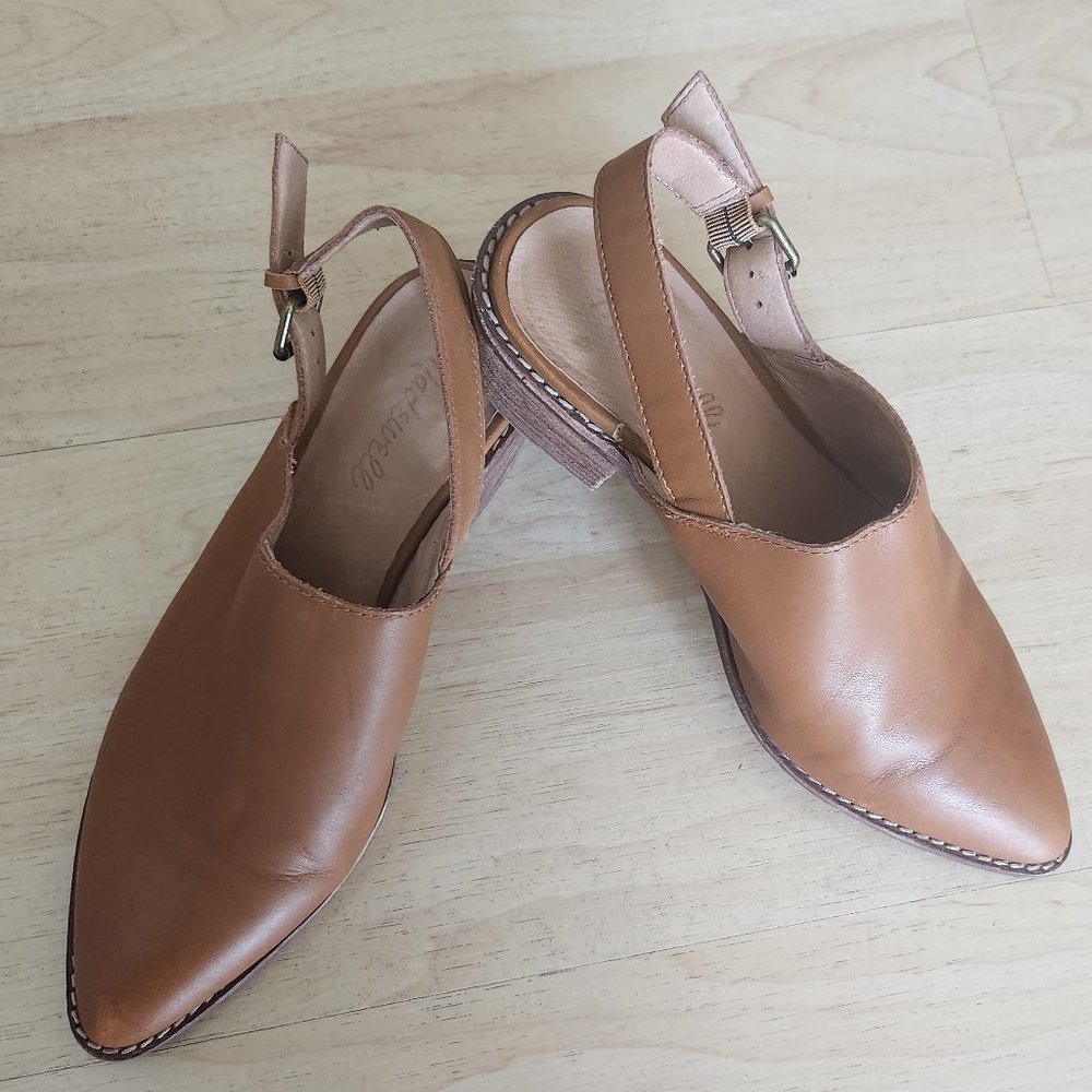 Madewell Women's Leather Sling Mules Size 7
